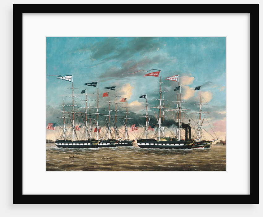 The Tow Boat Conqueror, 1852 by James Guy Evans