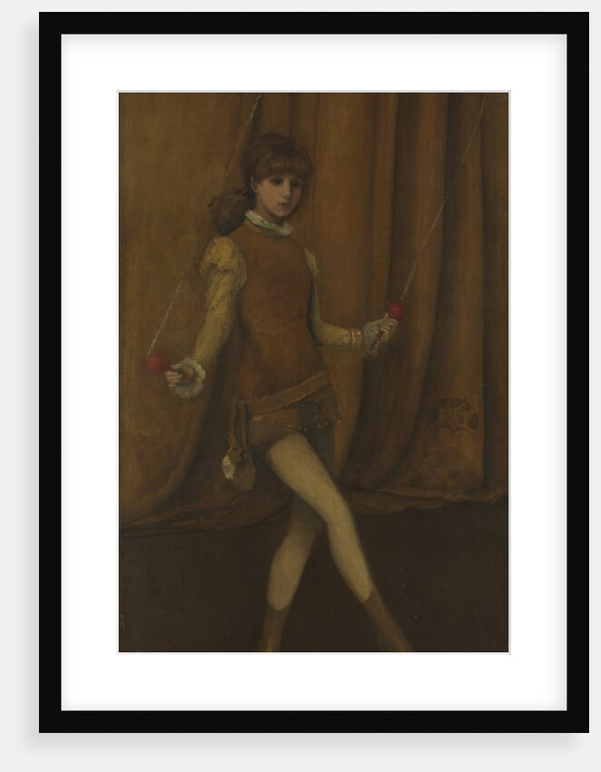 Harmony in Yellow and Gold: The Gold Girl?Connie Gilchrist, ca. 1876-77 by James Abbott McNeill Whistler