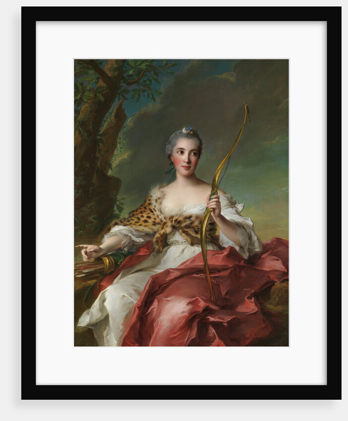 Madame Bergeret de Frouville as Diana, 1756 by Jean-Marc Nattier