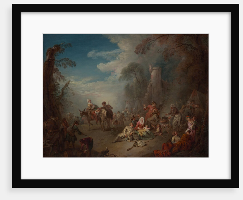 Troops at Rest, ca. 1725 by Jean-Baptiste Pater