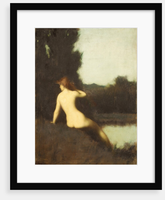 A Bather, 1881 by Jean Jacques Henner