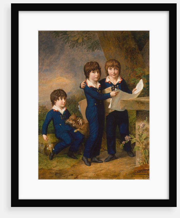 The Children of Martin Anton Heckscher: Johann Gustav Wilhelm Moritz…, 1805 by Johann Heinrich Wilhelm Tischbein