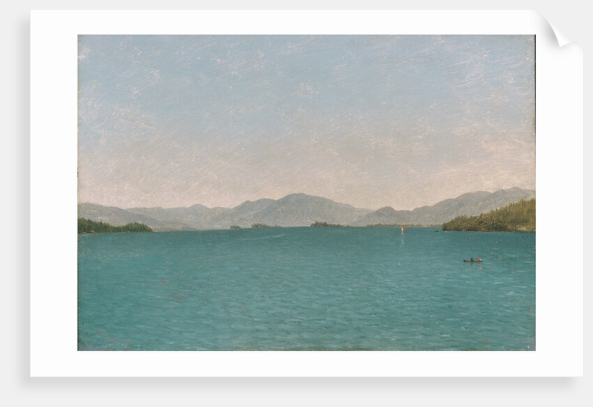 Lake George, Free Study, 1872 by John Frederick Kensett