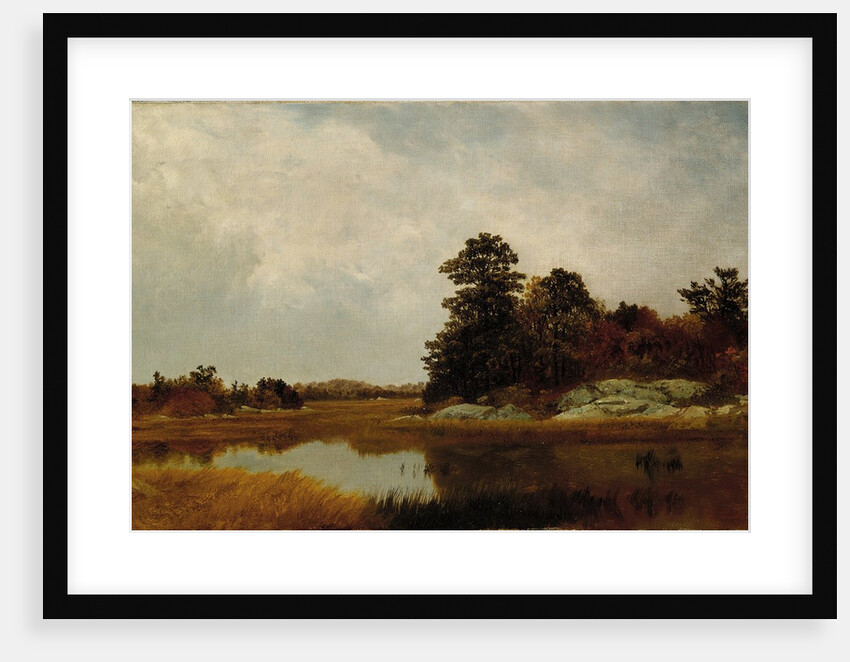 October in the Marshes, 1872 by John Frederick Kensett