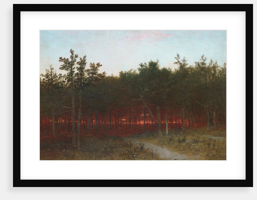 Twilight in the Cedars at Darien, Connecticut, 1872 by John Frederick Kensett