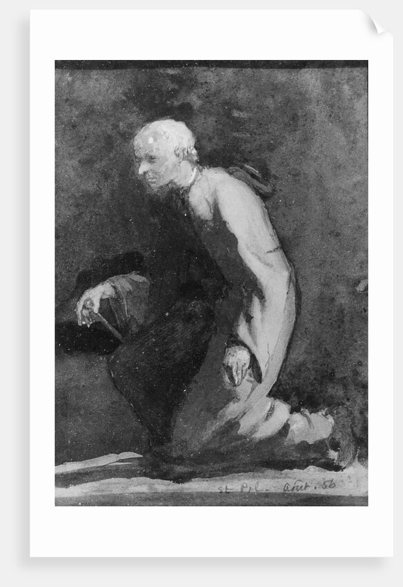 A Brittany Beadle?Sketch from Nature, 1856 by John La Farge