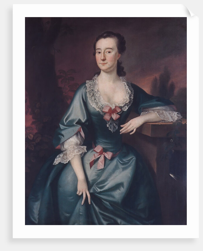 Mrs. David Chesebrough, 1754 by Joseph Blackburn