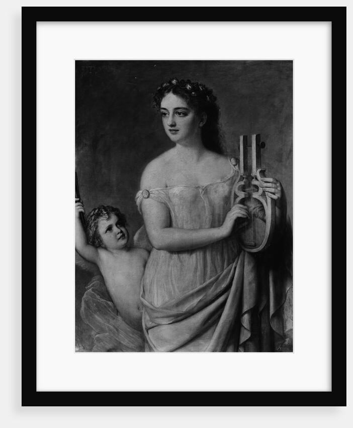Erato, 1869 by Giuseppe Fagnani