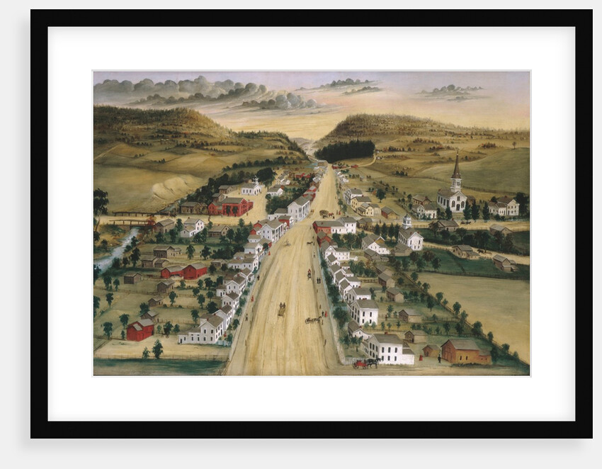 View of Poestenkill, New York, ca. 1870 by Joseph H. Hidley