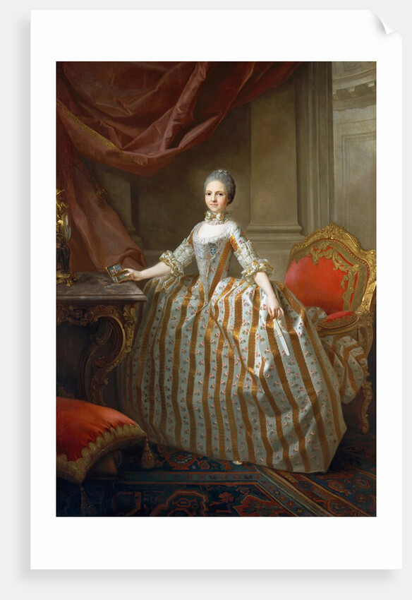 Maria Luisa of Parma, Later Queen of Spain, 1765 by Laurent Pecheux