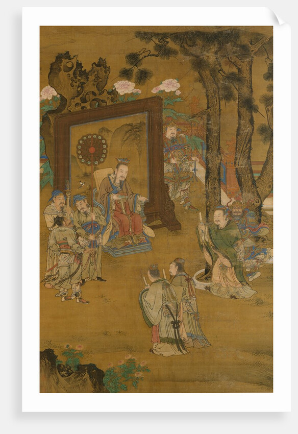 Remonstrating with the emperor, late 15th-early 16th century by Liu Jun