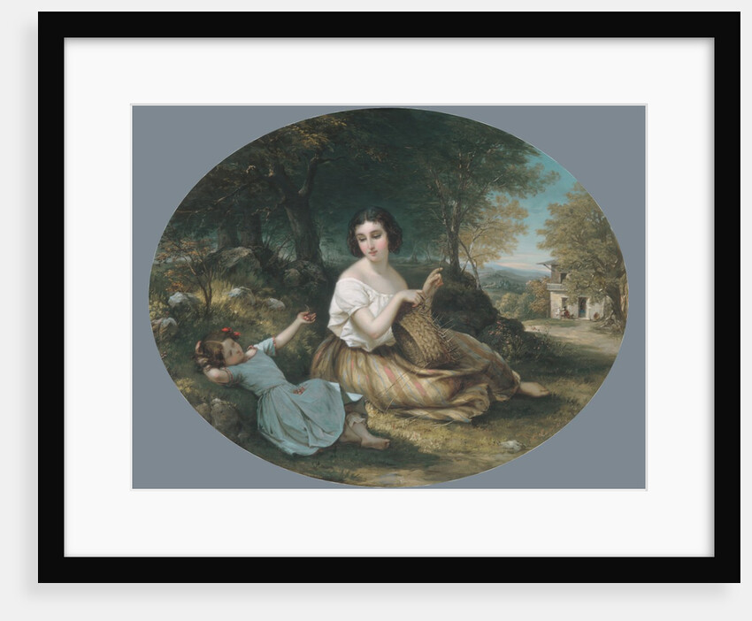 The Basket Maker, 1853 by Louis Lang
