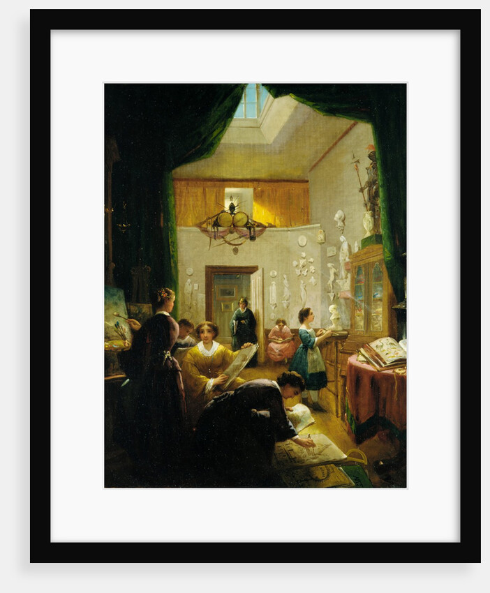 Women's Art Class, ca. 1868 by Louis Lang