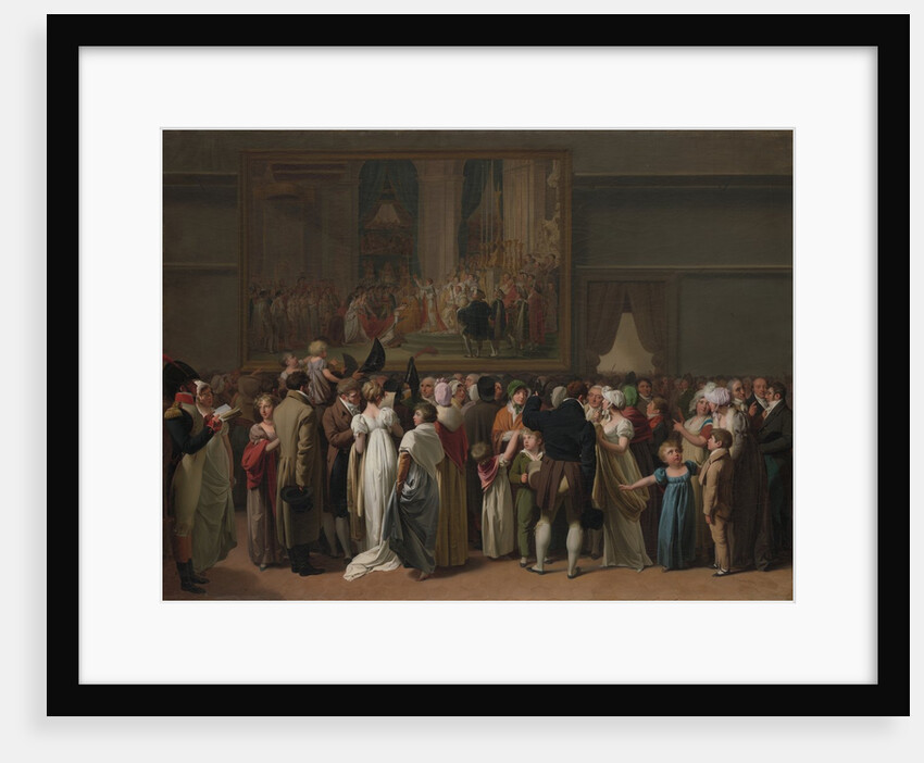 The Public Viewing David?s 'Coronation' at the Louvre, 1810 by Louis Leopold Boilly