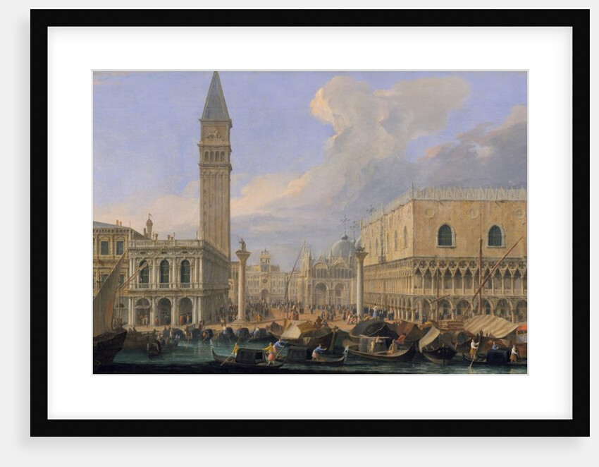 The Molo, Venice, from the Bacino di San Marco, ca. 1709 by Luca Carlevarijs