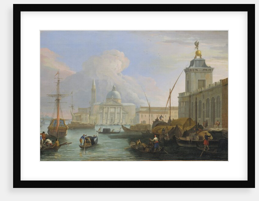 The Bacino, Venice, with the Dogana and a Distant View of the Isola di San Giorgio, ca. 1709 by Luca Carlevarijs