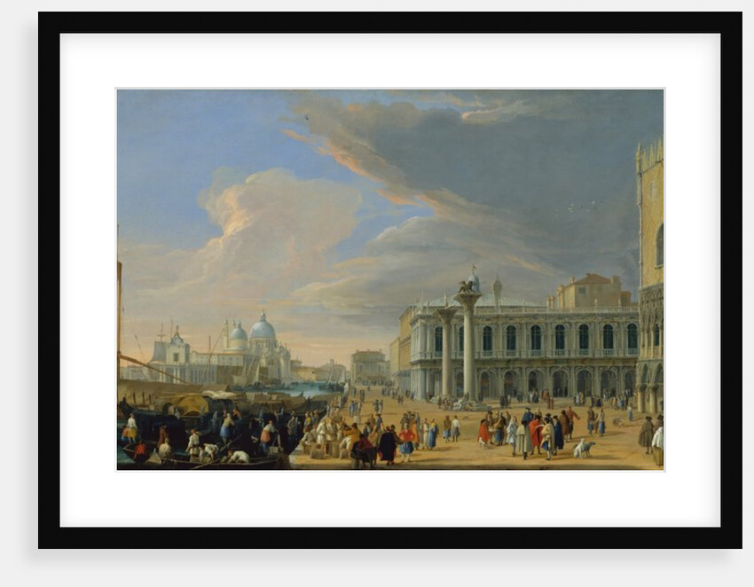 The Molo, Venice, Looking West, ca. 1709 by Luca Carlevarijs