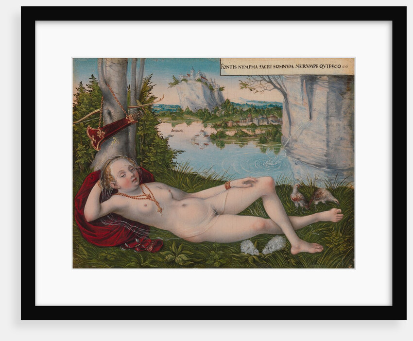 Nymph of the Spring, ca. 1545-50 by Lucas Cranach the Younger