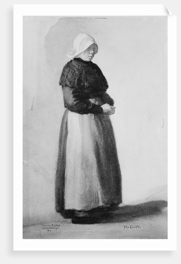 Dutch Woman, 1894 by Marcia Oakes Woodbury
