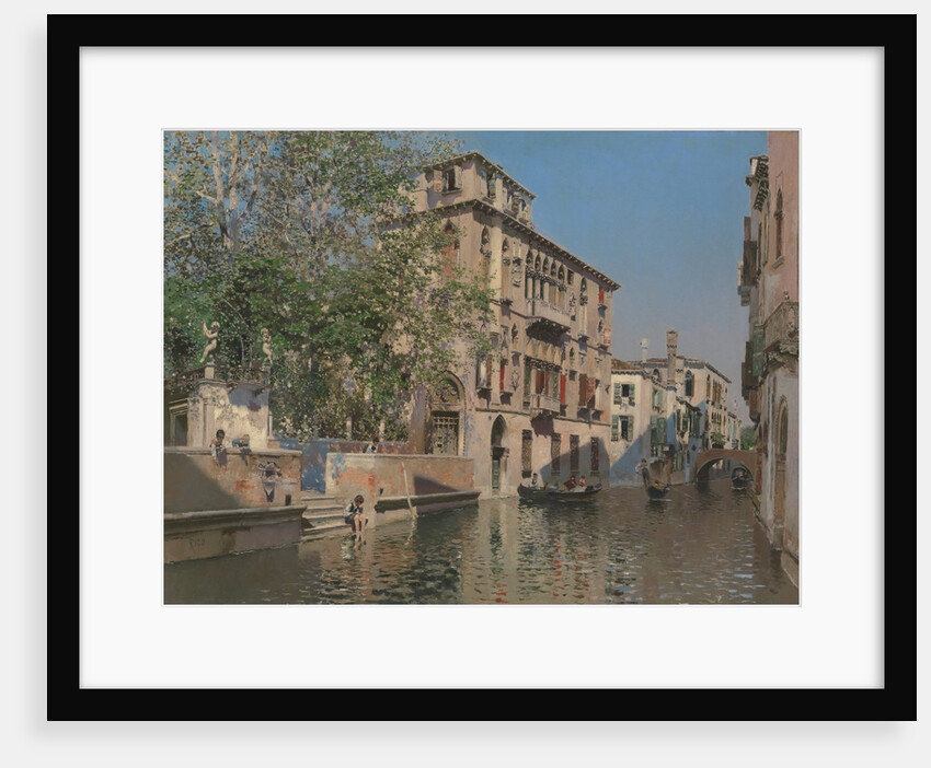 A Canal in Venice, ca. 1875 by Martín Rico y Ortega