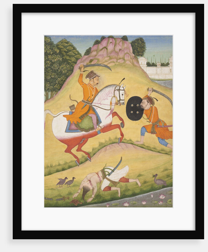 Nata Ragina: Folio from a ragamala series , 1714 by Mohamed