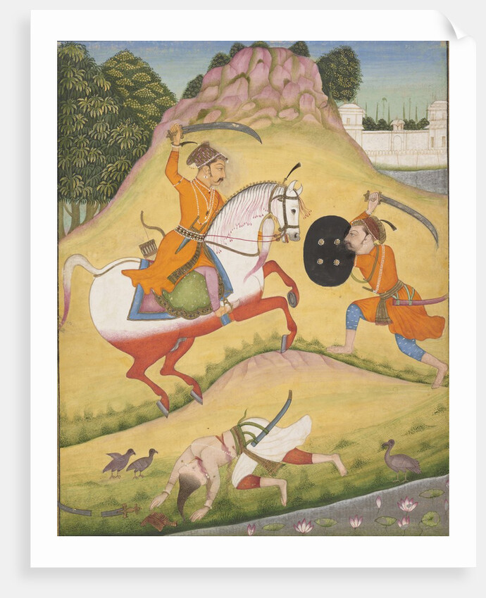 Nata Ragina: Folio from a ragamala series , 1714 by Mohamed