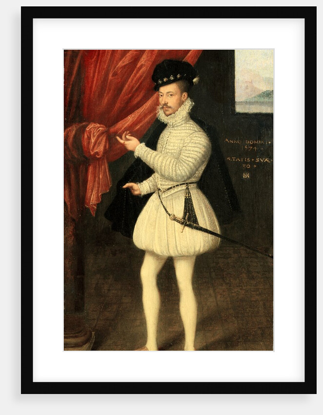 Portrait of a Man in White, 1574 by Monogrammist LAM