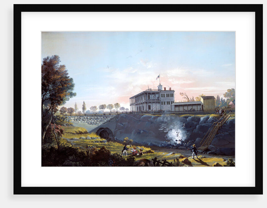 View of the Tunnel of the Harlem Railroad, ca.1837 by Nicolino Calyo
