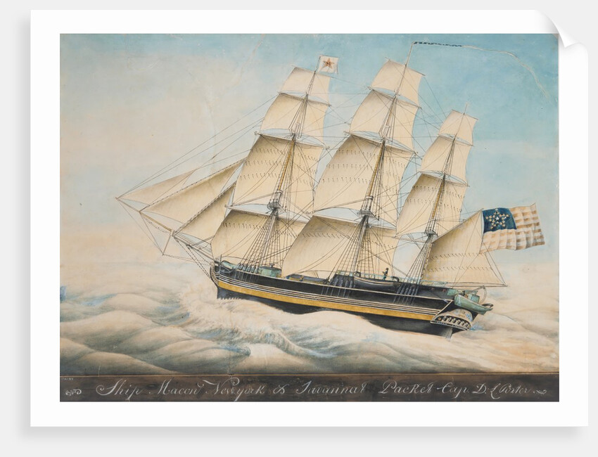 The Ship 'Macon', 1828-35 by Nivelet