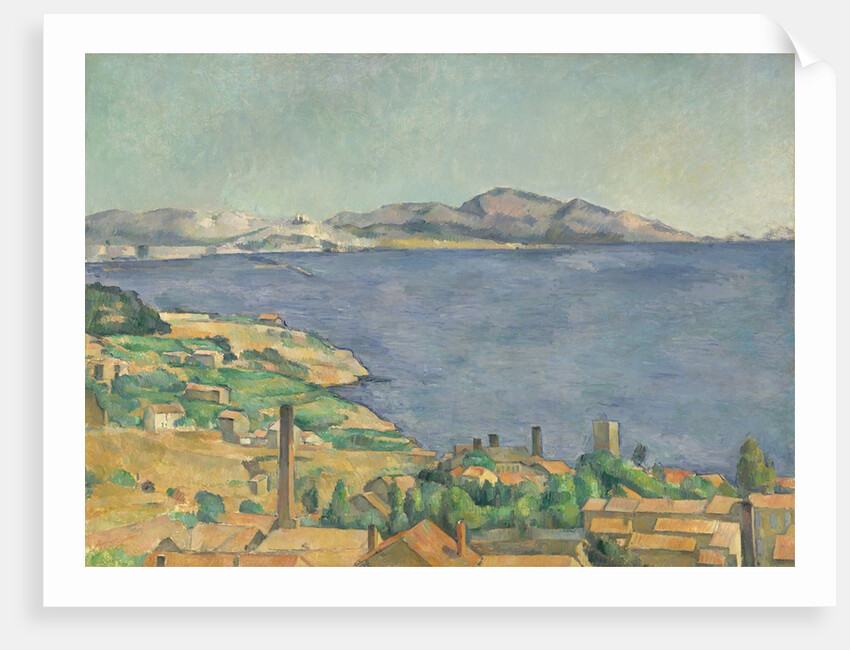 The Gulf of Marseilles Seen from L'Estaque, ca. 1885 by Paul Cezanne