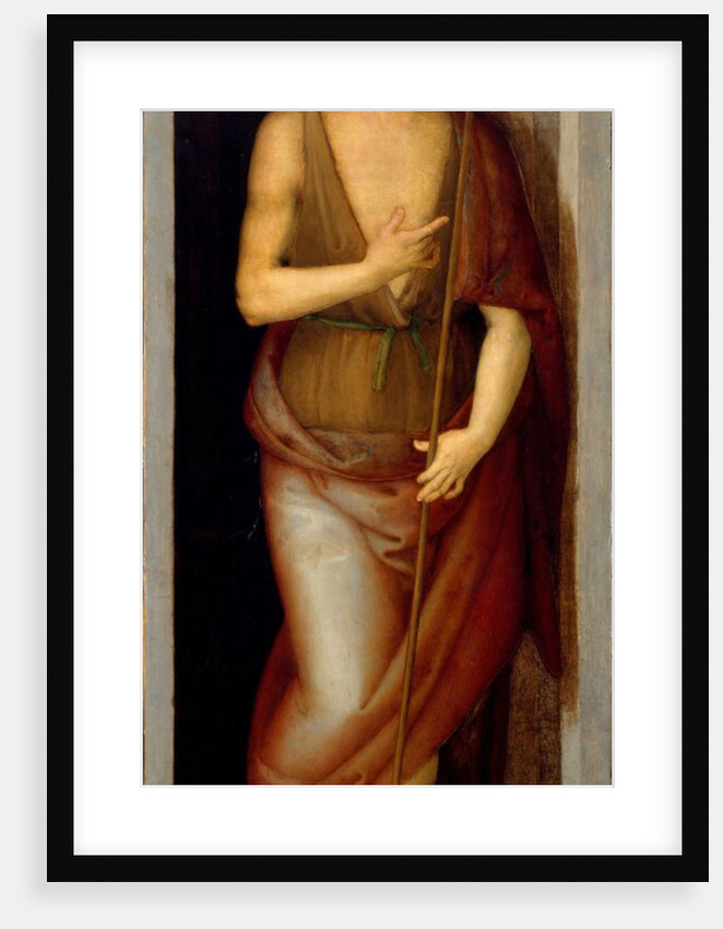 Saint John the Baptist; Saint Lucy by Perugino
