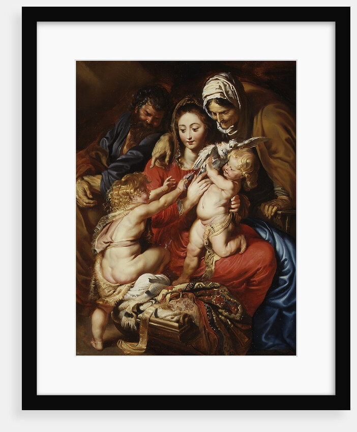 The Holy Family with Saint Elizabeth, Saint John, and a Dove, ca. 1608-9 by Peter Paul Rubens