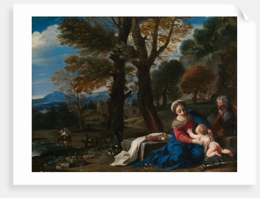 The Rest on the Flight into Egypt by Pier Francesco Mola