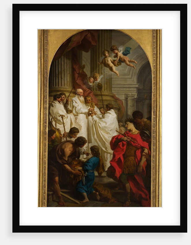 The Mass of Saint Basil, 1746 by Pierre Subleyras