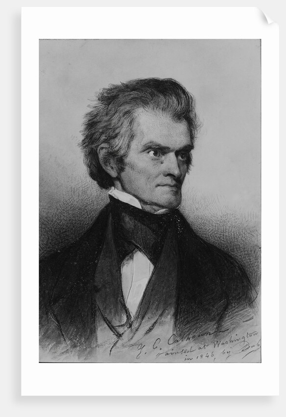John C. Calhoun, 1846 by Savinien Edme Dubourjal