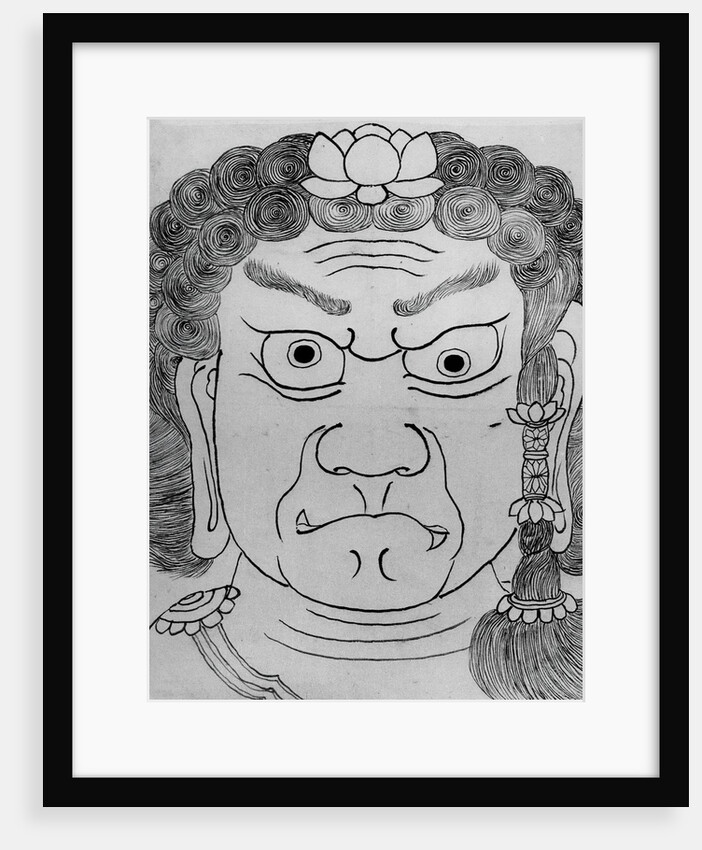 Mask of Fudo Myoo, 18th-19th century by School of Katsushika Hokusai