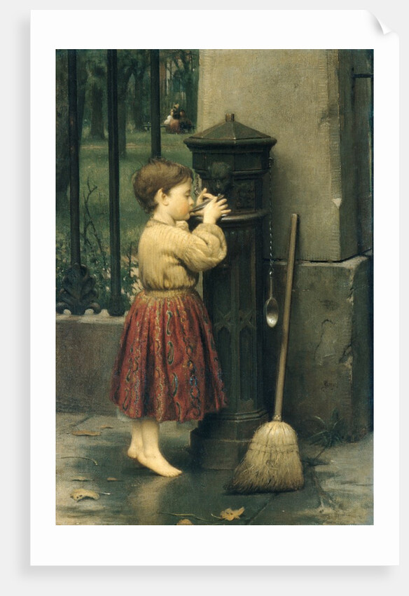 The Crossing Sweeper, ca. 1860s by Seymour Joseph Guy