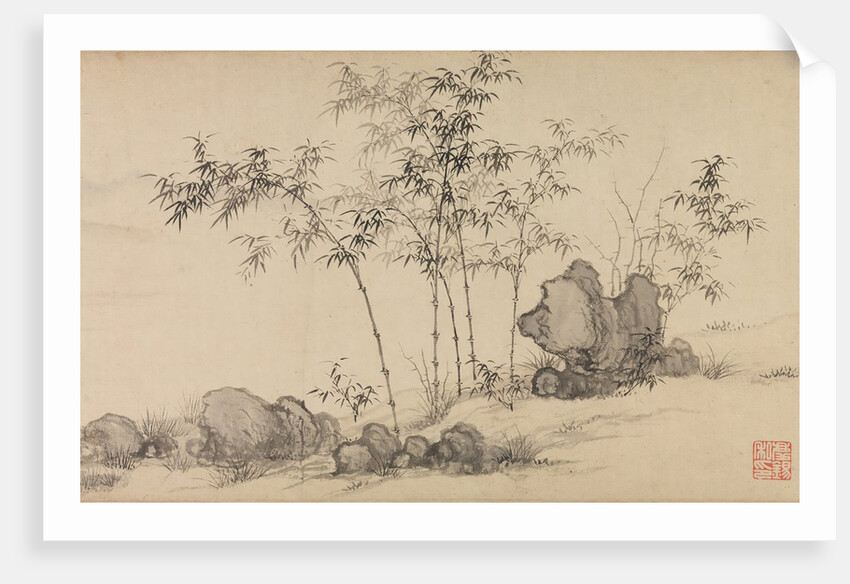 Bamboo grove, late 14th century by Shen Xun