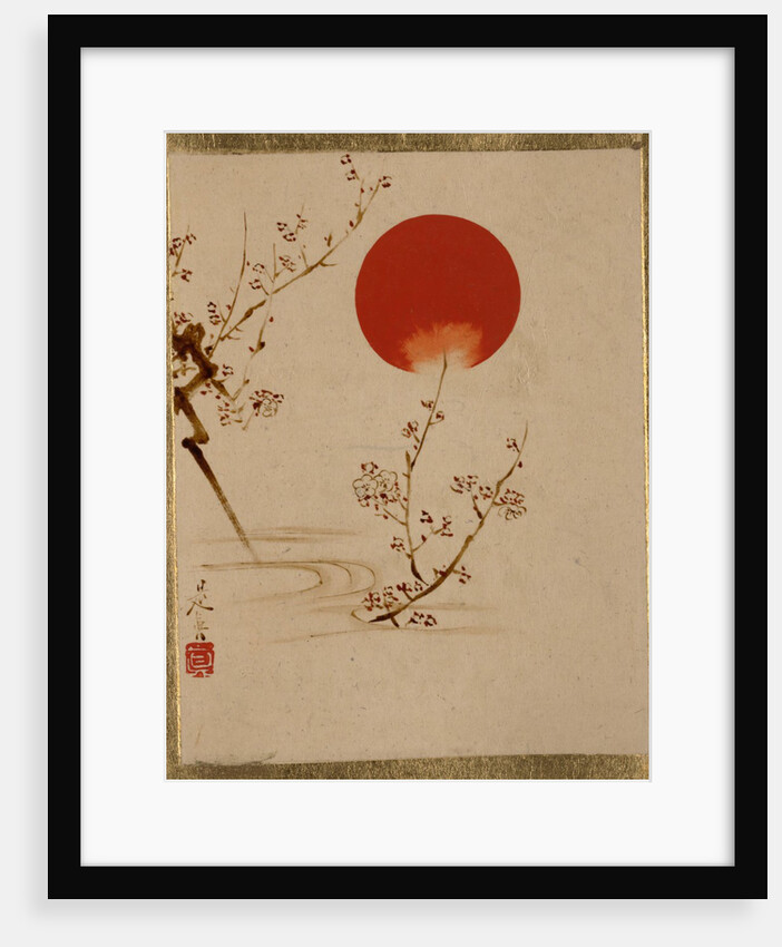 Sun and Plum Branches by Shibata Zeshin