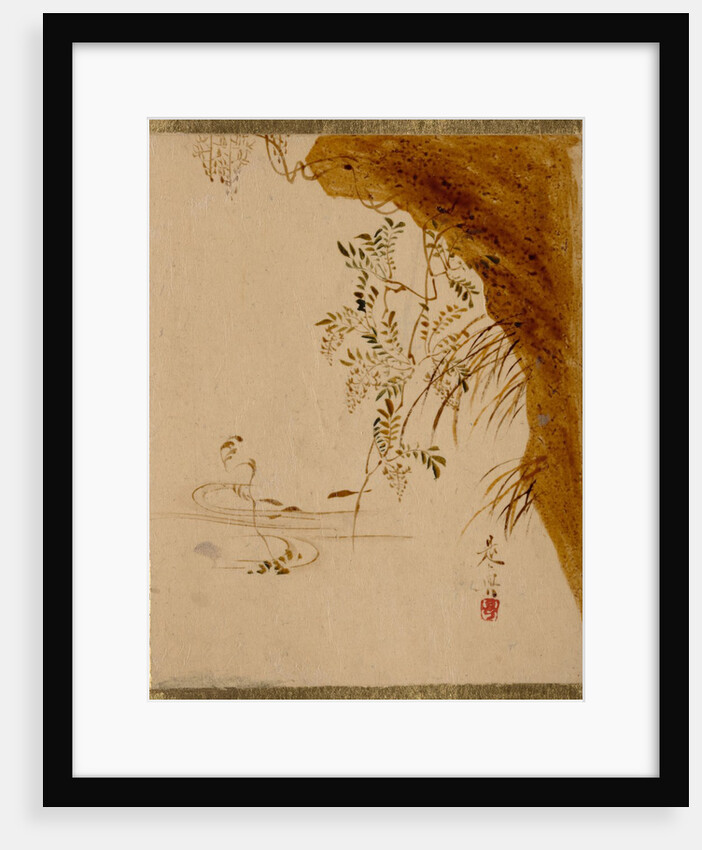 Overhanging Cliff by Shibata Zeshin