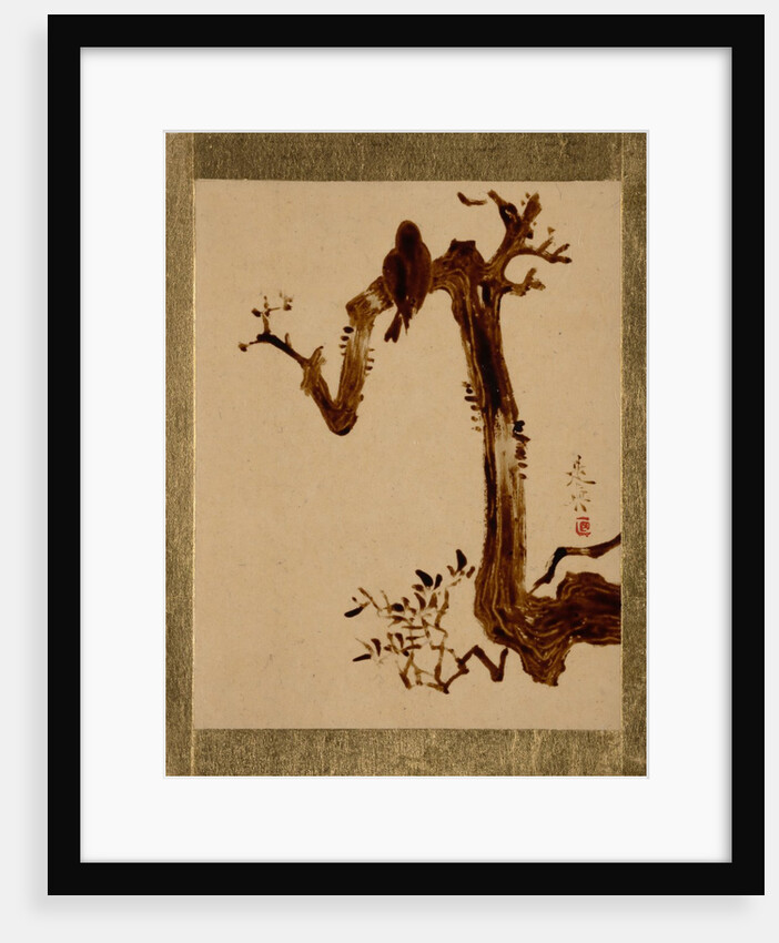 Crow on Tree by Shibata Zeshin
