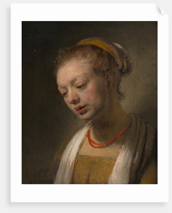 Young Woman with a Red Necklace, ca. 1645 by Unknown
