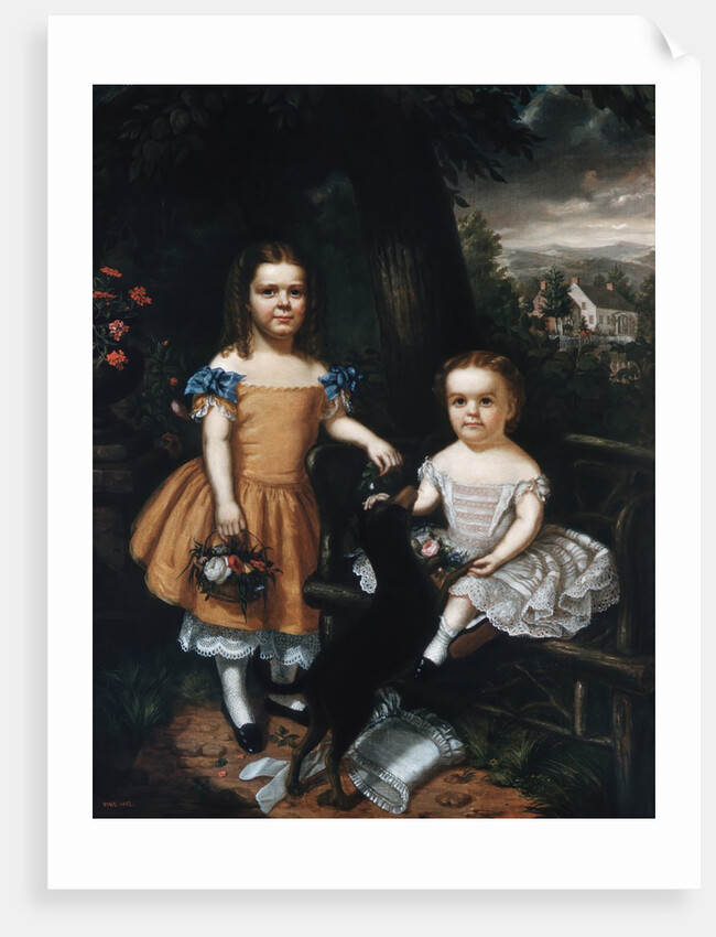 The Daughters of Daniel T. MacFarlan, 1857 by Theodore E. Pine