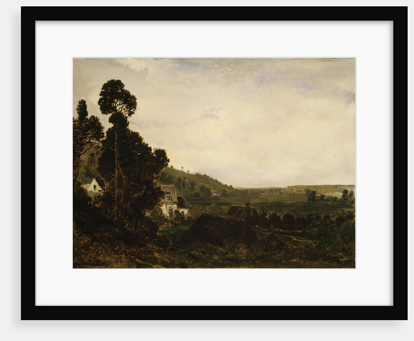 An Old Chapel in a Valley, ca. 1835 by Theodore Rousseau