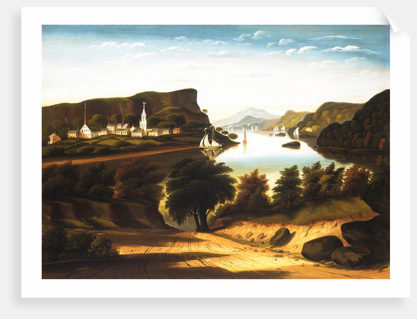 Lake George and the Village of Caldwell, ca. 1850s by Thomas Chambers