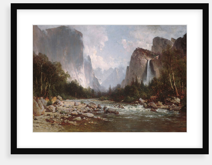 View of Yosemite Valley, 1885 by Thomas Hill
