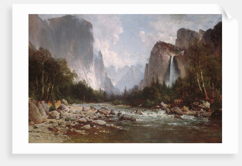 View of Yosemite Valley, 1885 by Thomas Hill