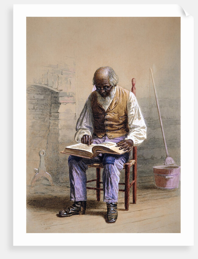 Reading the Scriptures, 1874 by Thomas Waterman Wood