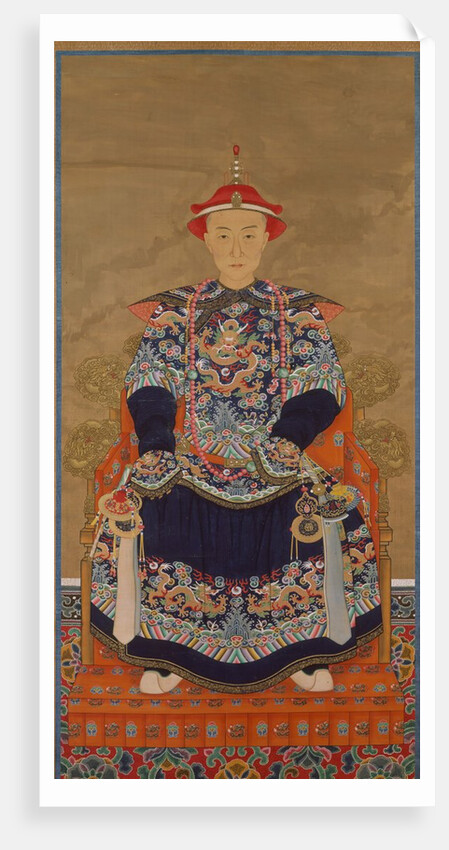 Portrait of Qianlong Emperor As a Young Man, 19th century by Unknown