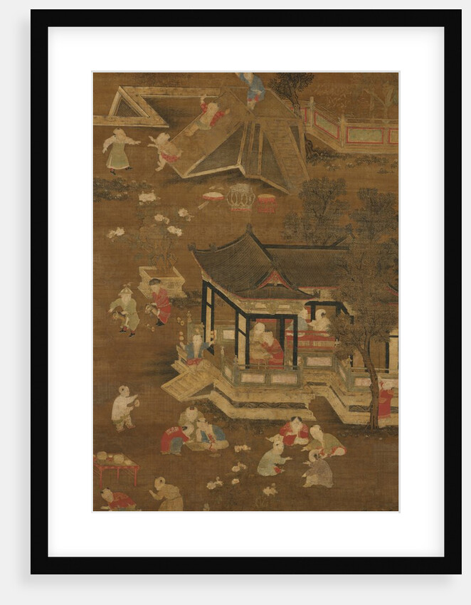 Children playing in the palace garden, late 13th-15th century by Unknown